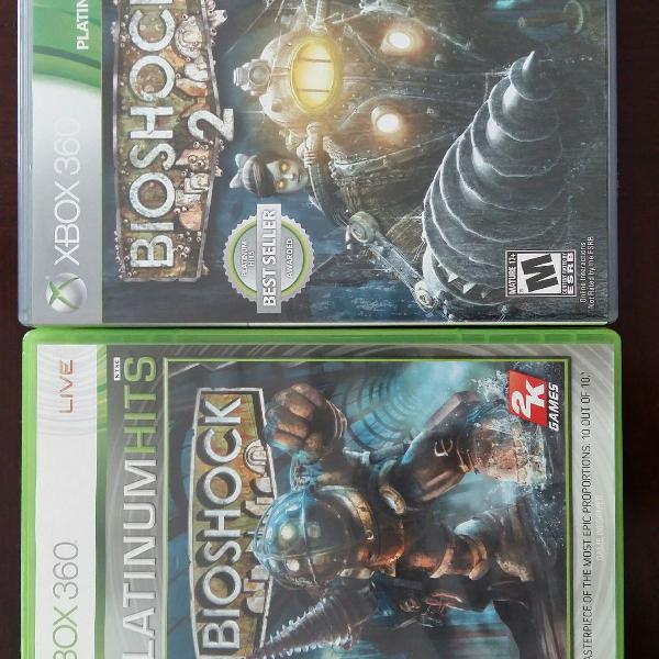 Jogos Bioshock 1 e 2