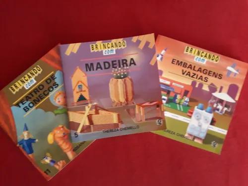 Kit 3 Livros: Brincando Com Madeira,