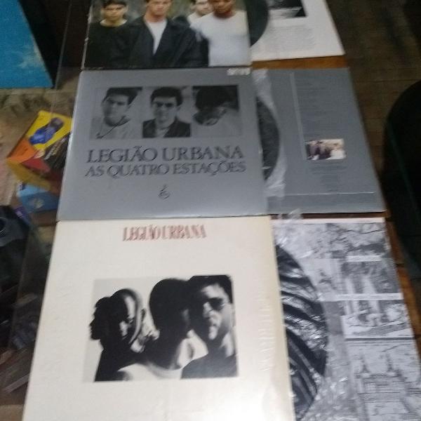 LP Legião Urbana, combo com 3 discos de vinil da banda