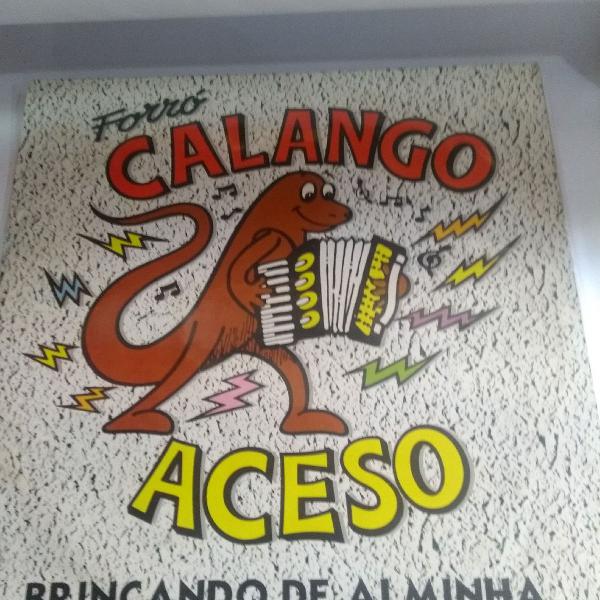 LP forró Calango acesso, disco de vinil brincando de