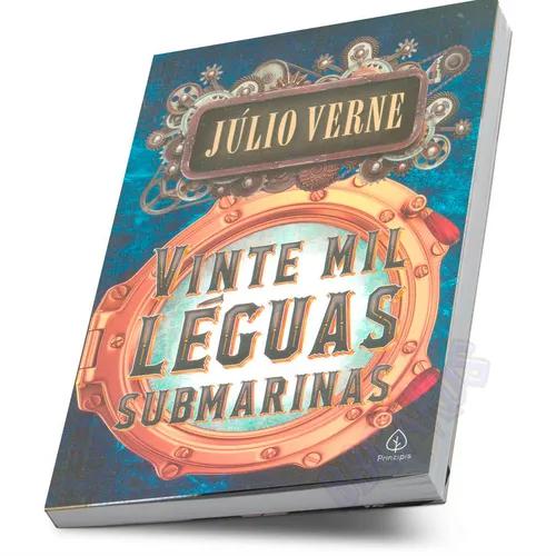 Livro Infanto Juvenil Aventura Vinte Mil Léguas Submarinas