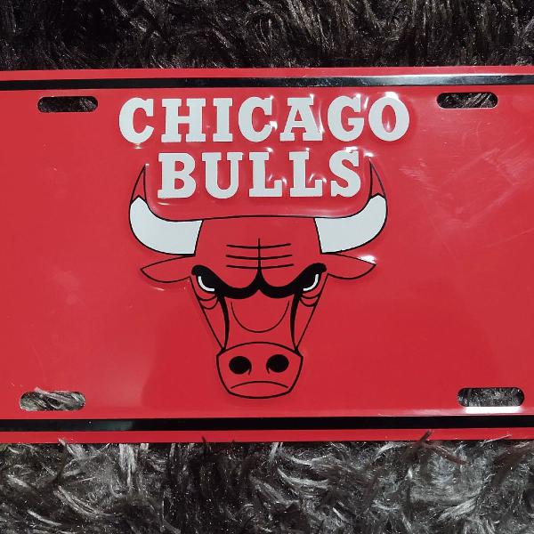 Placa Decorativa original do Chicago Bulls - licenciada