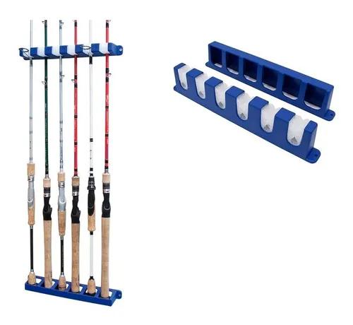 Suporte De Parede Para 6 Varas Pesca Rod Rack Aquafishing