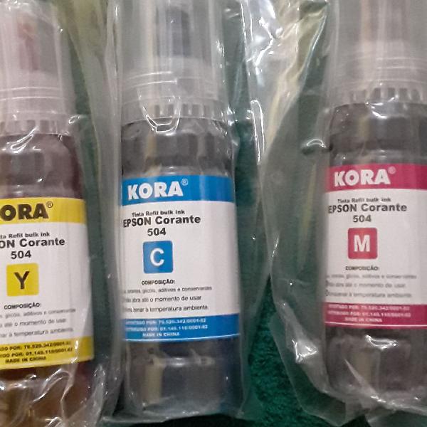 TINTA REFIL BULK INK EPSON CORANTE 70 ML