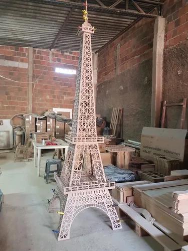 Torre Eiffel Mdf 6mm 2,40 Cm De Altura Frete Grátis