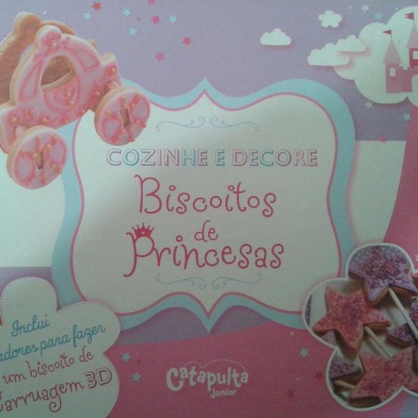 biscoitos de princesas - cozinhe e decore - box com livro +