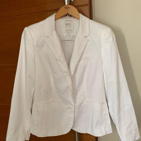 blazer branco makenji