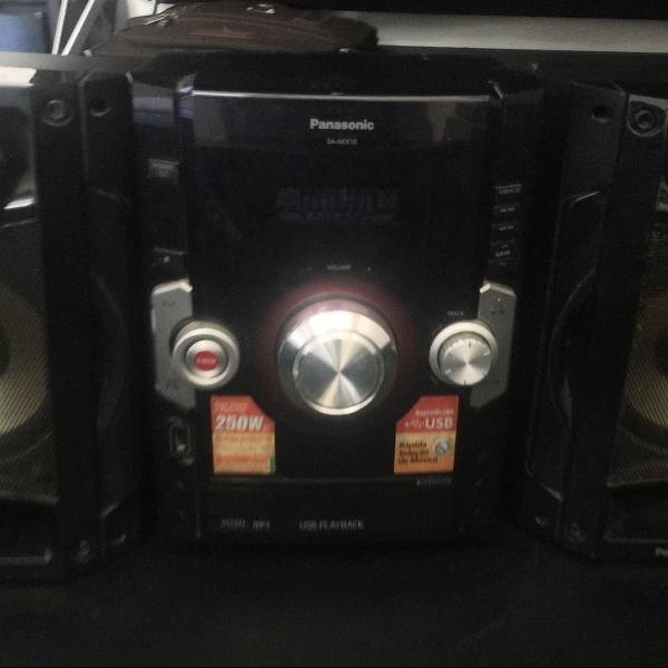 caixa de som am/fm cd player