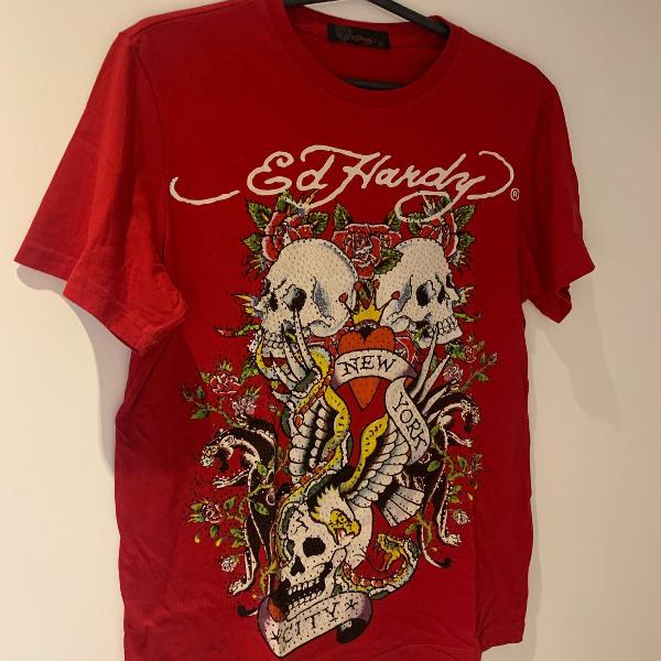 camiseta ed hardy importada