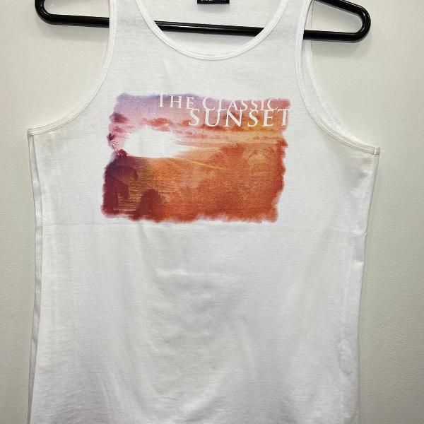 camiseta regata classic sunset