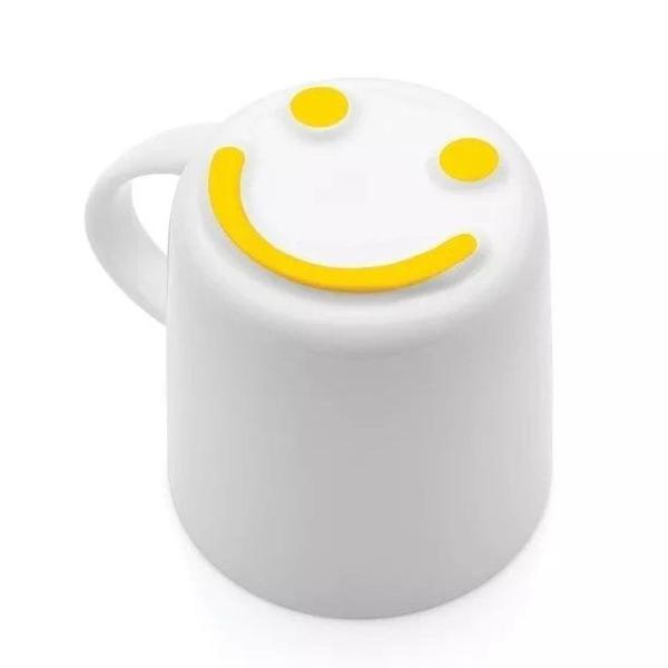 caneca cêramica carimbo feliz smile