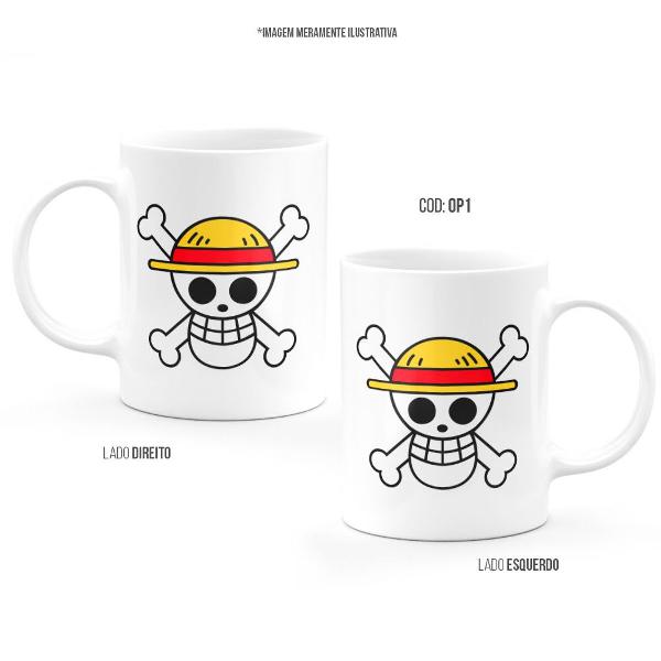 caneca personalizada anime one piece