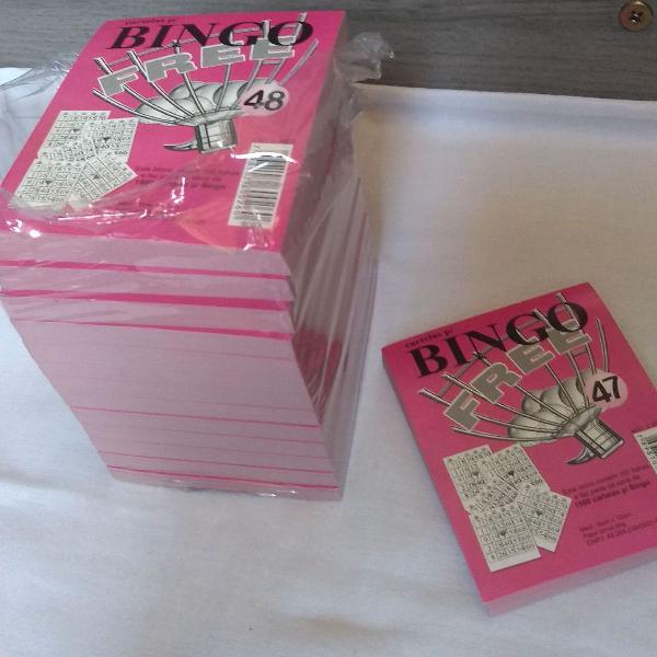 cartelas pra Bingo