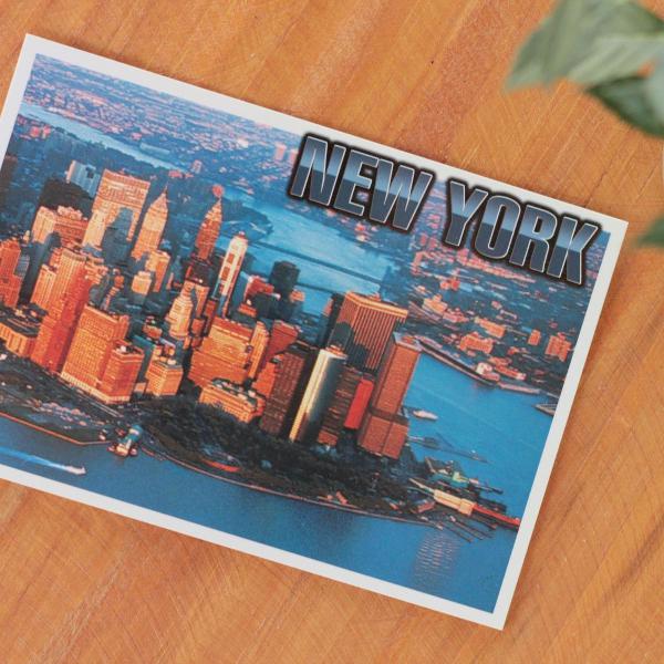 cartão postal new york city
