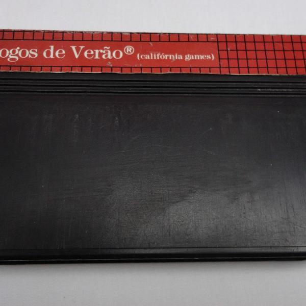 cartucho master system - califórnia games - jogos de verão