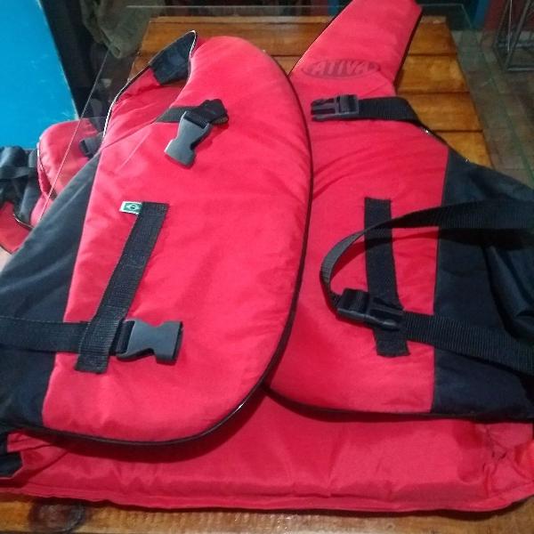 colete salva-vidas ativa para até 130 kg