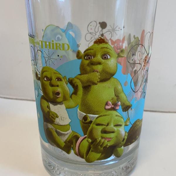 copo vidro shrek