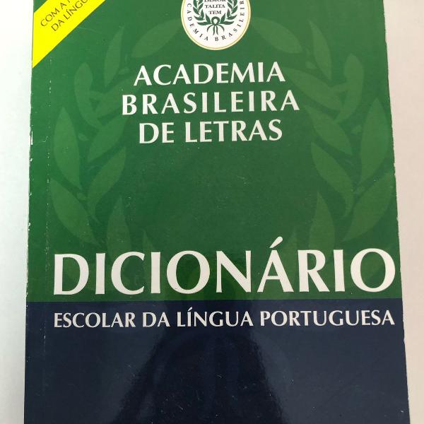 dicionário escolar língua portuguesa