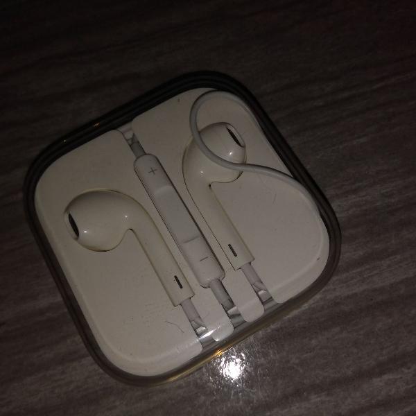 fone earpods nunca usado