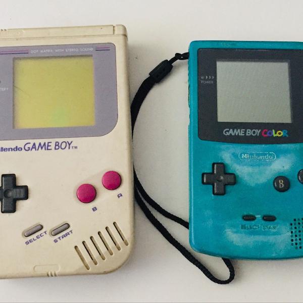 game boy classic e gbc para restauração