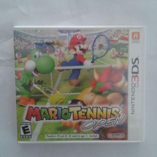 jogo mario tennis open - nindendo 3ds - somente capa