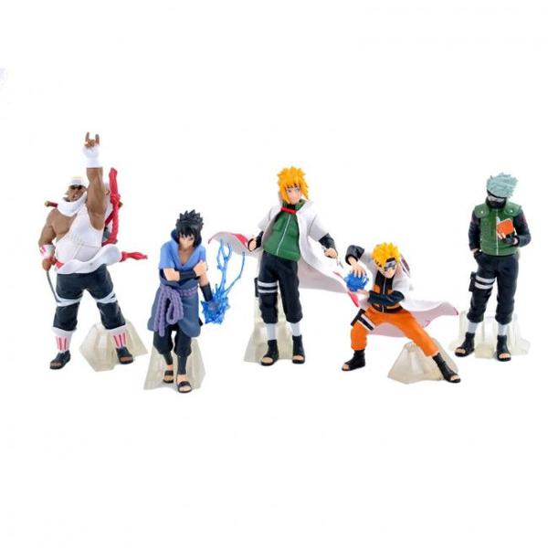 kit action figure naruto sasuke yondaime kakashi killer