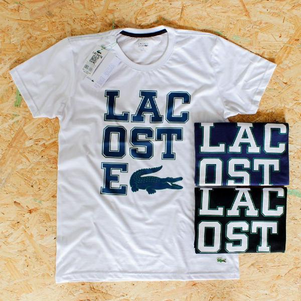 kit com 3 camisetas Lacoste original
