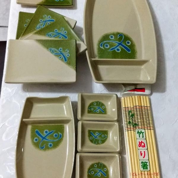 kit completo para comida japonesa para 4 pessoas
