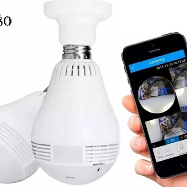 lampada camera 360graus promoçao