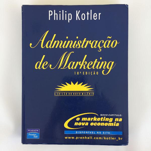 livro administração de marketing - philip kotler
