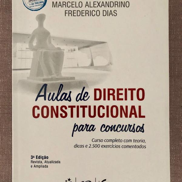 livro - aulas de direito constitucional para concursos