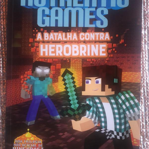 livro: authentic games a batalha contra herobrine volume ii
