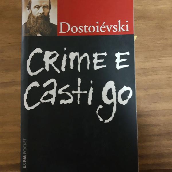 livro crime e castigo - Dostoiévski