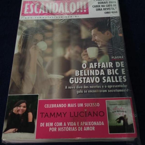 livro "escândalo!!!" - tammy luciano (autografado)