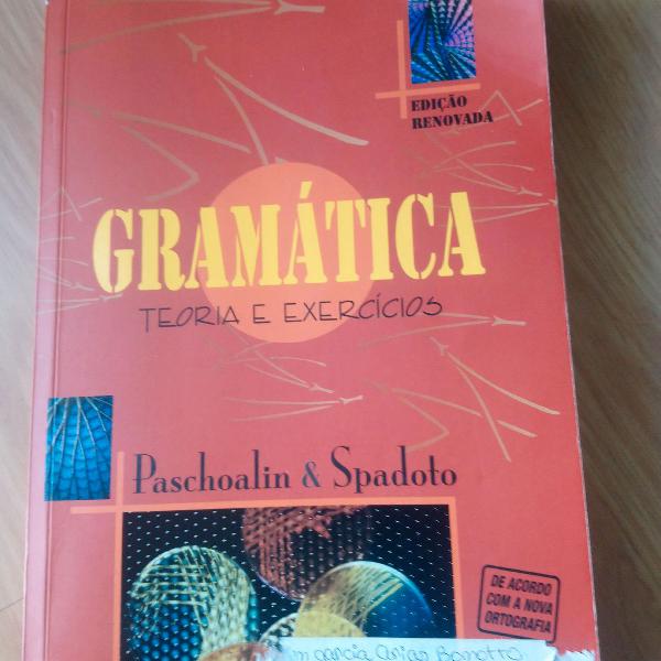 livro gramatica teoria e exercícios desengaveta