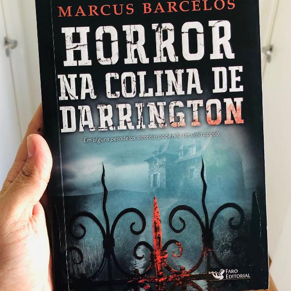 livro horror na colina de darington - usado