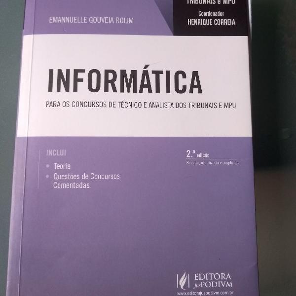 livro informática juspodium