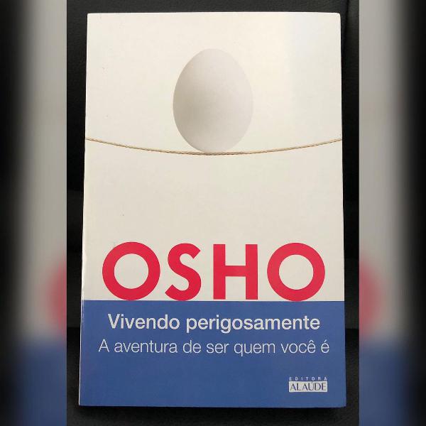 livro osho vivendo perigosamente - novo