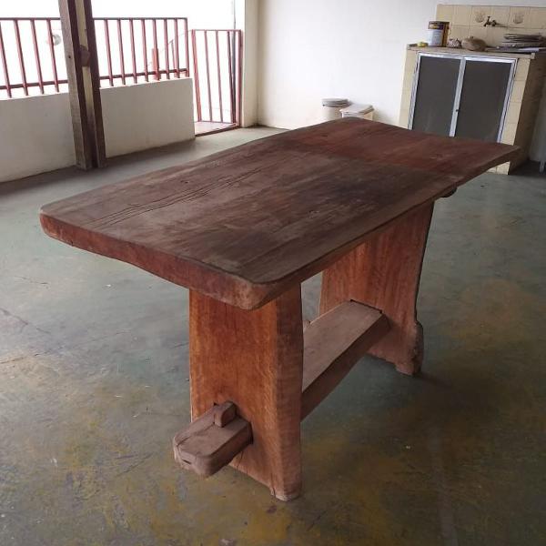 mesa madeira demolição maciça