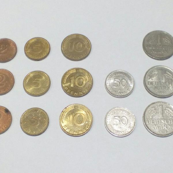 moedas marco alemão