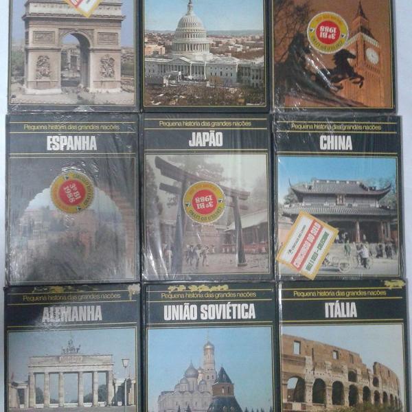 pequena história das grandes nações - 9 volumes