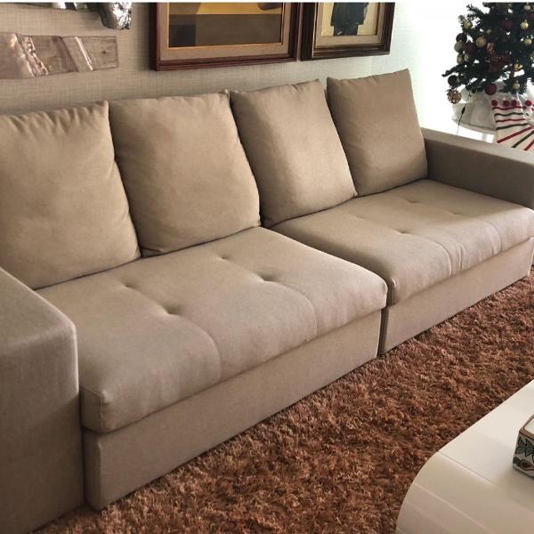 sofá reclinável elétrico