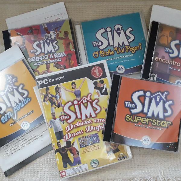 the Sims deluxe em dose dupla e mais 5 jogos