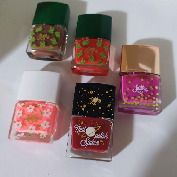 5 esmalte latika kit novo