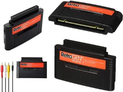 Adaptador Mega Drive/super Nintendo Retrogen Frete Grátis