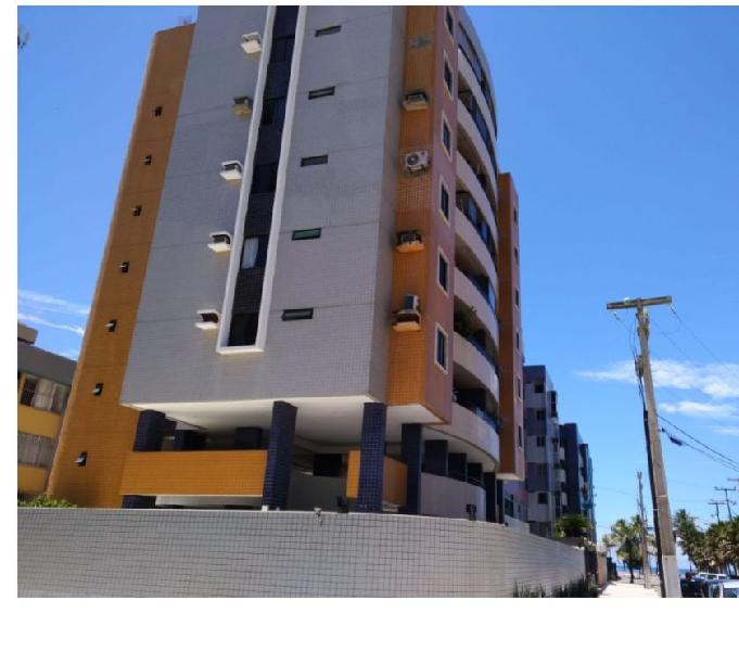 Apartamento 03 quartos com DCE na 1ª quadra da Praia de