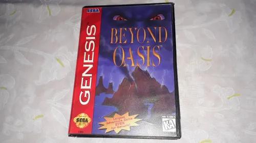 Beyond Oasis Completo Mega Drive Genesis Caixa Recortada