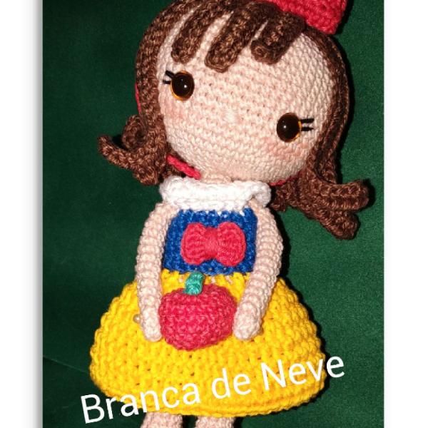 Branca de Neve em Amigurumi