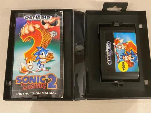 Cartucho De Mega Drive Completo Sonic 2 Completo Genesis Nfr