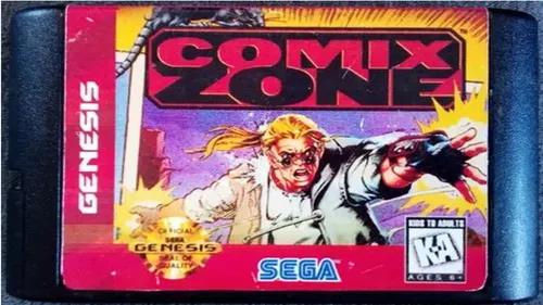 Comix Zone - Cartucho Fita Mega Drive Genesis